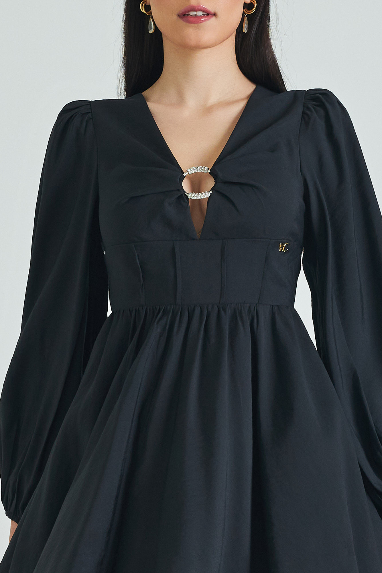 Picture of Dress with big sleeves