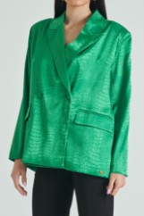 Picture of Satin oversized blazer