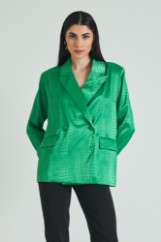 Picture of Satin oversized blazer