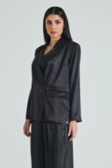 Picture of Satin oversized blazer