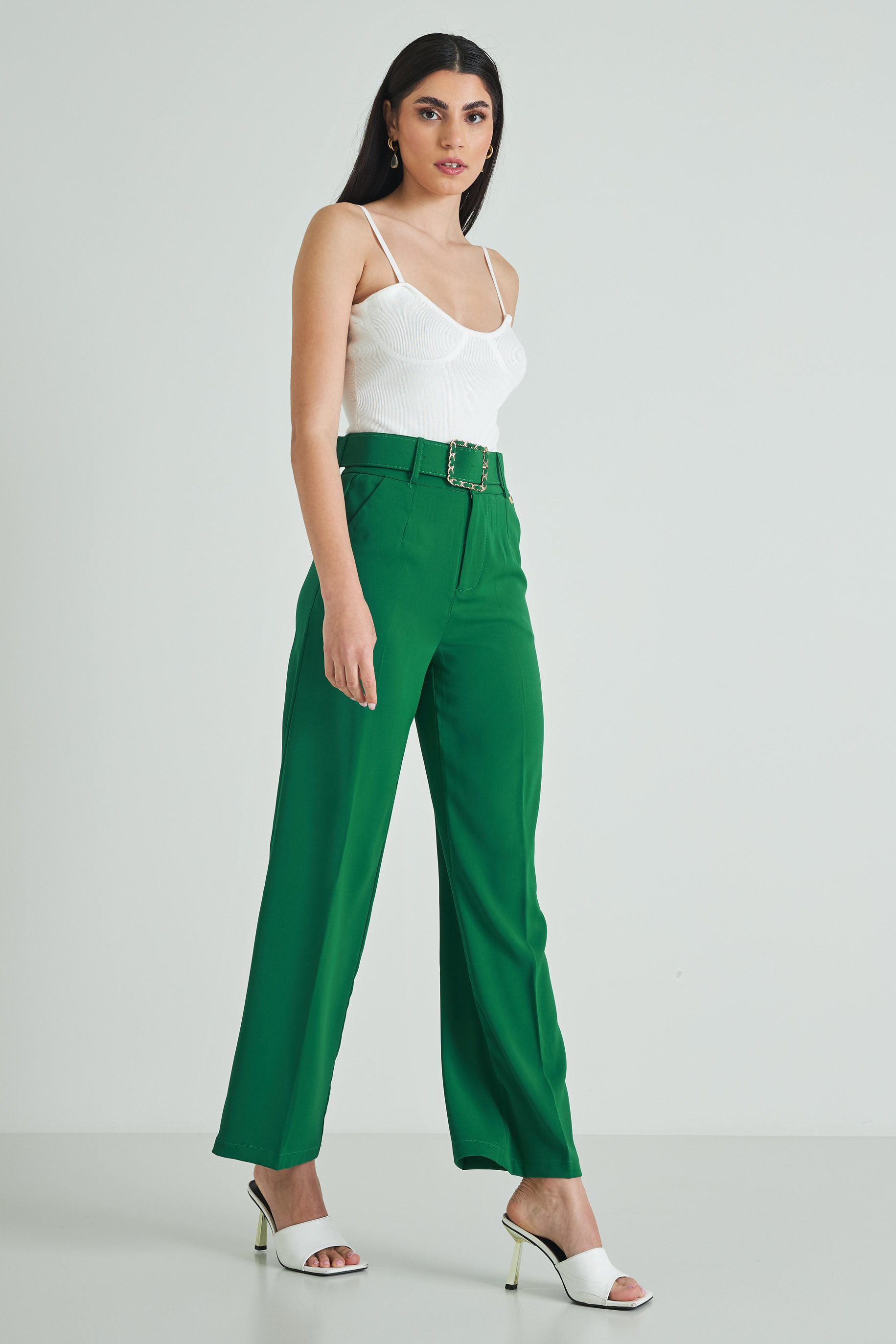 Picture of Tailored pants with belt