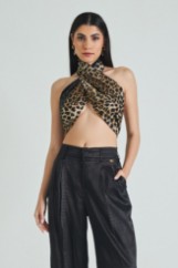 Picture of Silk pashmina animal print