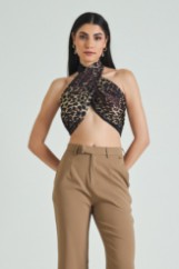 Picture of Silk pashmina animal print