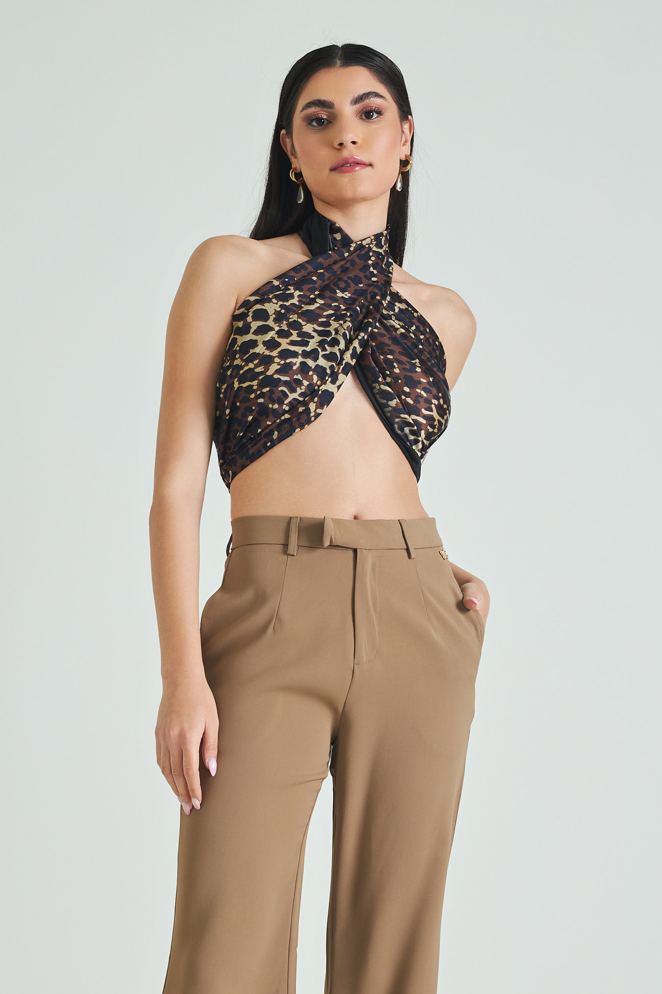 Picture of Silk pashmina animal print