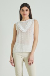 Εικόνα της Μπλούζα chiffon με βολάν
