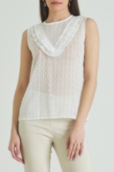 Εικόνα της Μπλούζα chiffon με βολάν