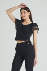 Picture of Top with lace sleeves