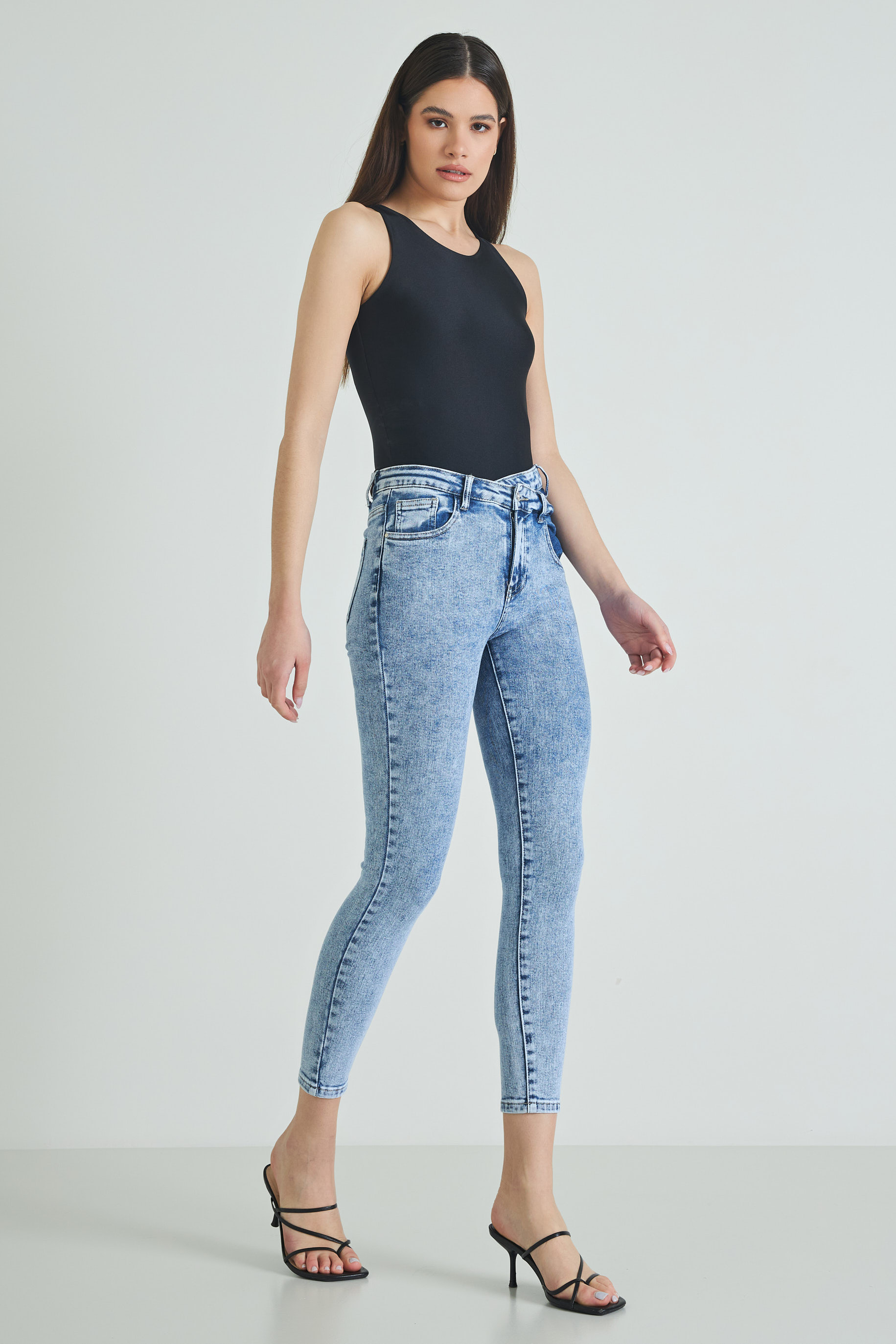 Picture of Denim skinny trousers