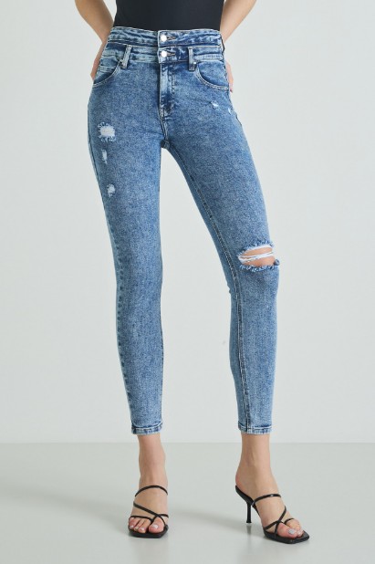 Picture of Highwaisted jeans with double button