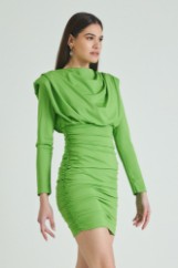 Picture of Padded dress with gathering effect