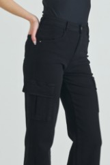 Picture of Soft denim cargo pants