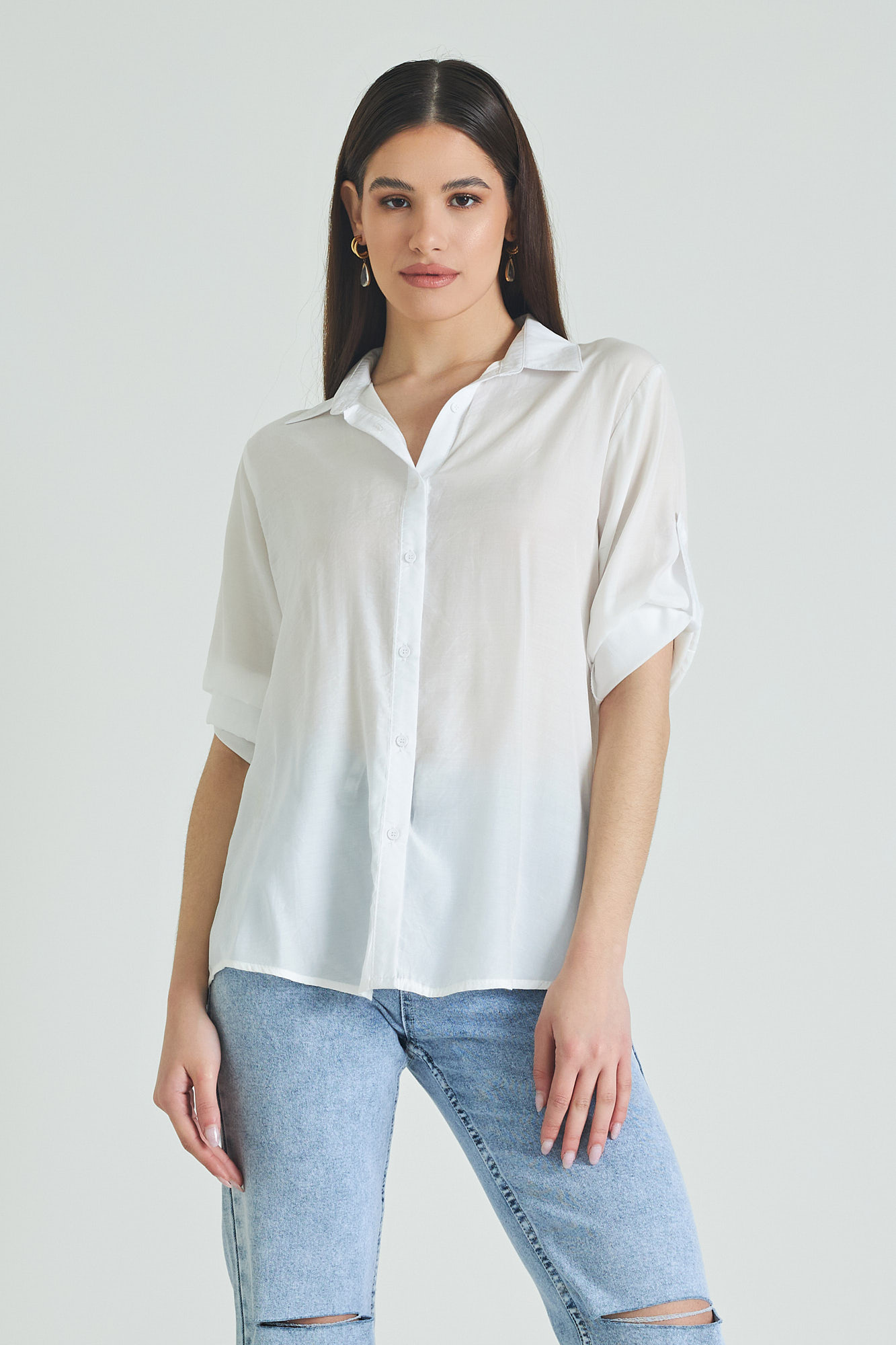 Picture of Satin texture shirt