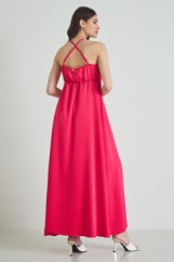 Picture of Split satin dress