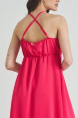 Picture of Split satin dress