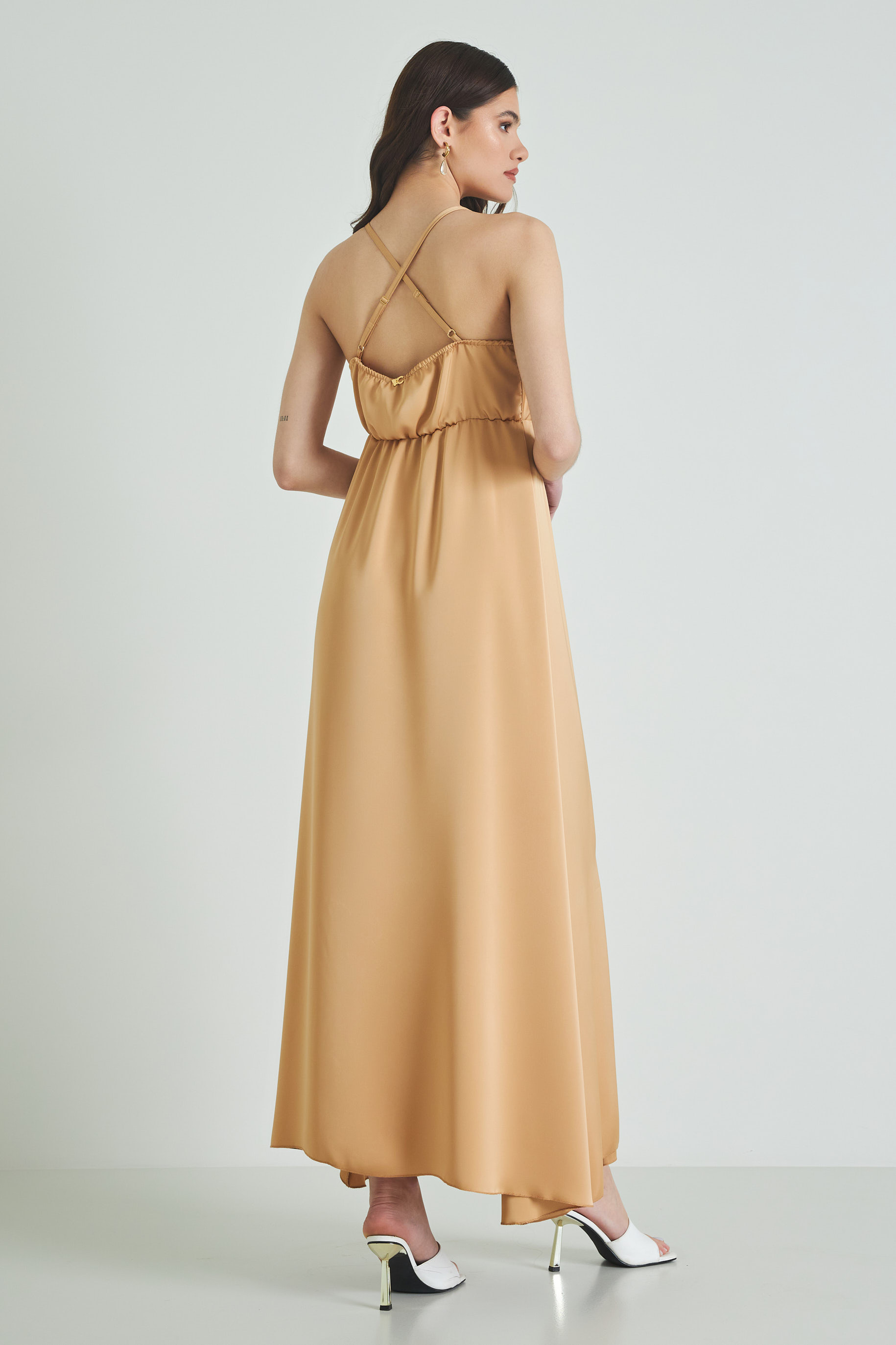 Picture of Split satin dress