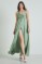 Picture of Split satin dress