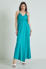 Picture of Split satin dress