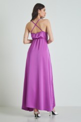 Picture of Split satin dress