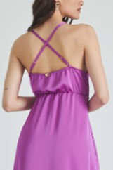 Picture of Split satin dress