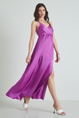 Picture of Split satin dress