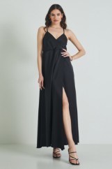 Picture of Split satin dress