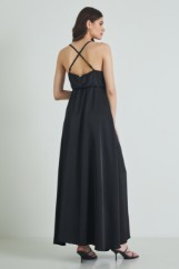 Picture of Split satin dress