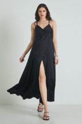 Picture of Split satin dress