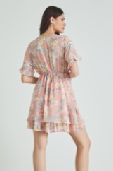 Picture of Ruffled chiffon dress