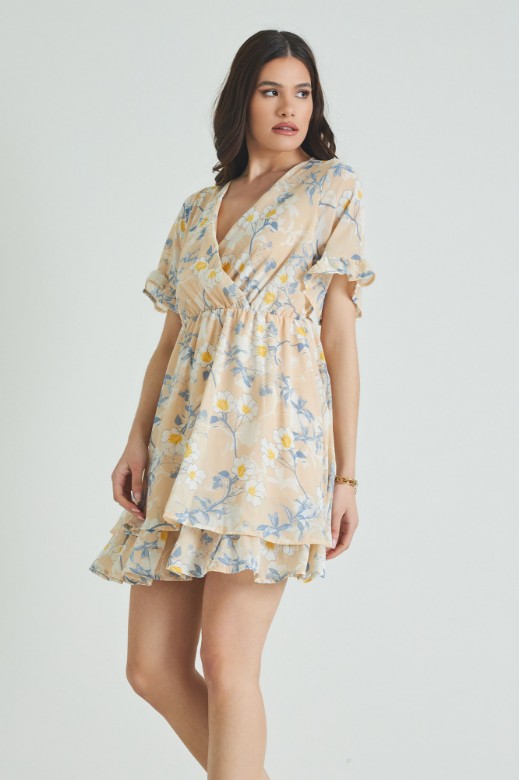 Picture of Ruffled chiffon dress