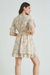 Picture of Ruffled chiffon dress