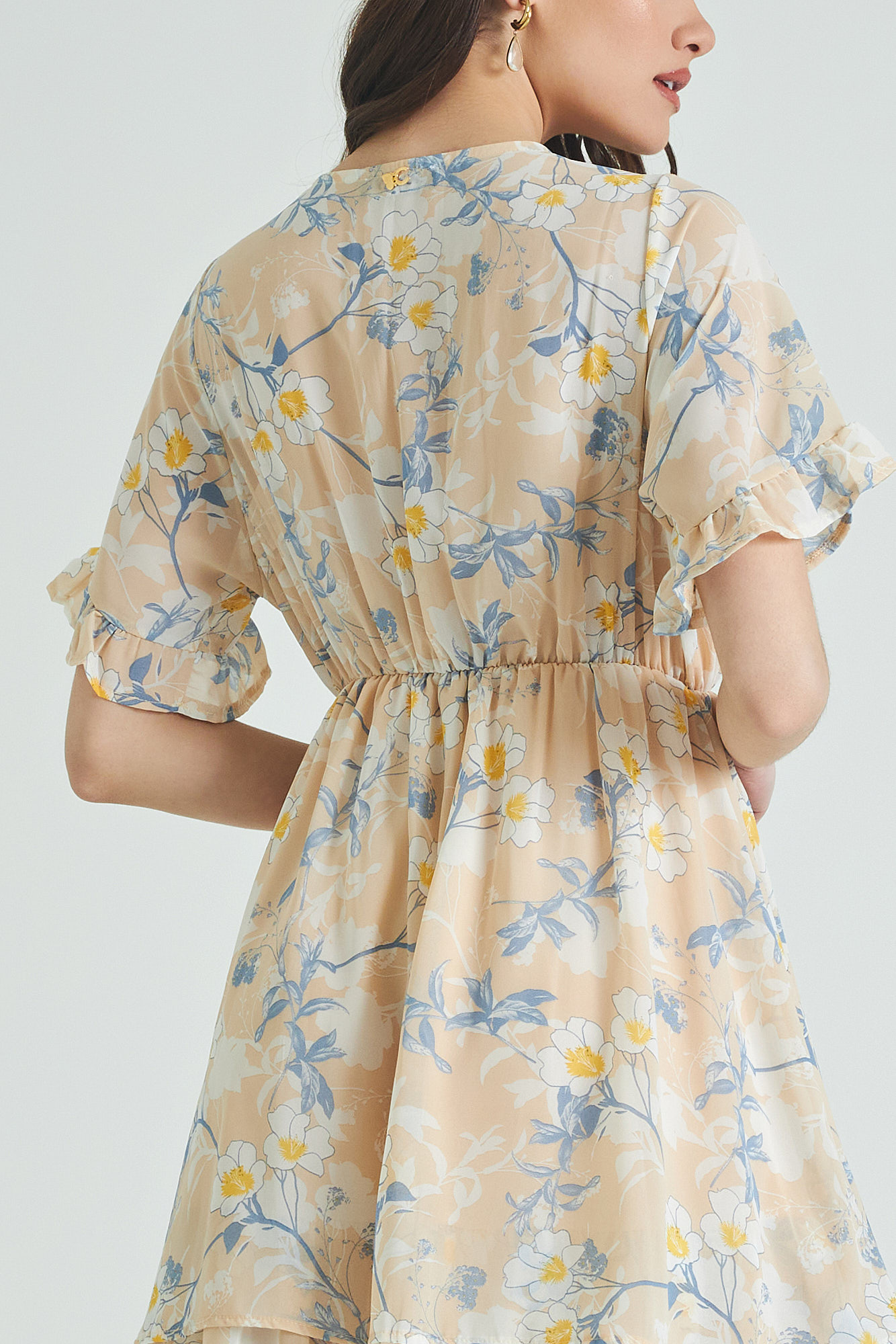 Picture of Ruffled chiffon dress