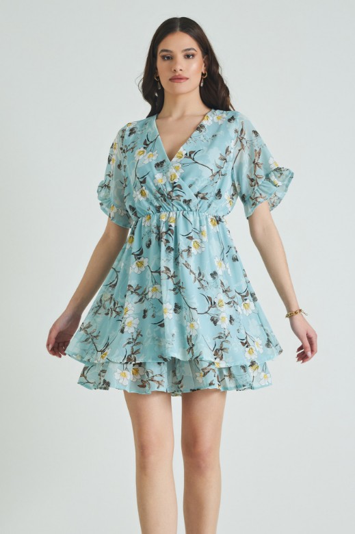 Picture of Ruffled chiffon dress