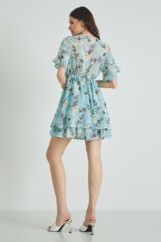 Picture of Ruffled chiffon dress