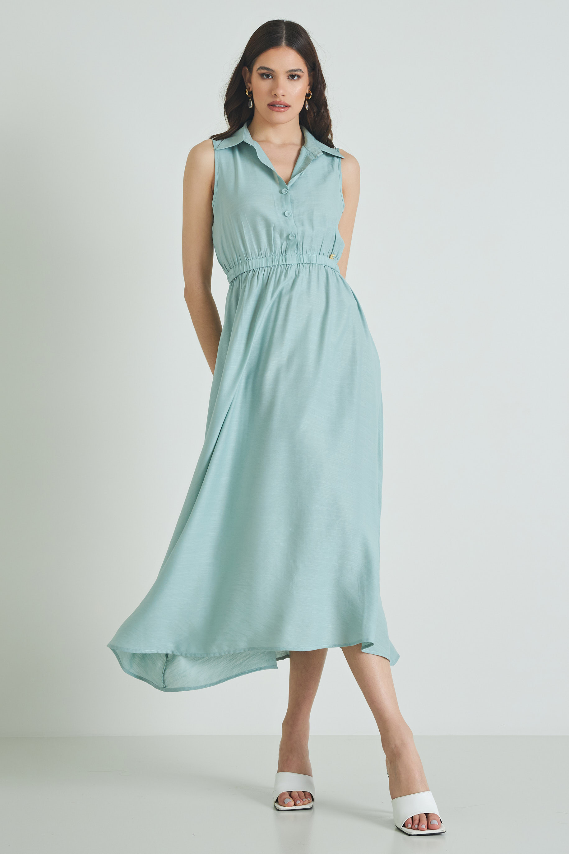 Picture of Collar maxi dress