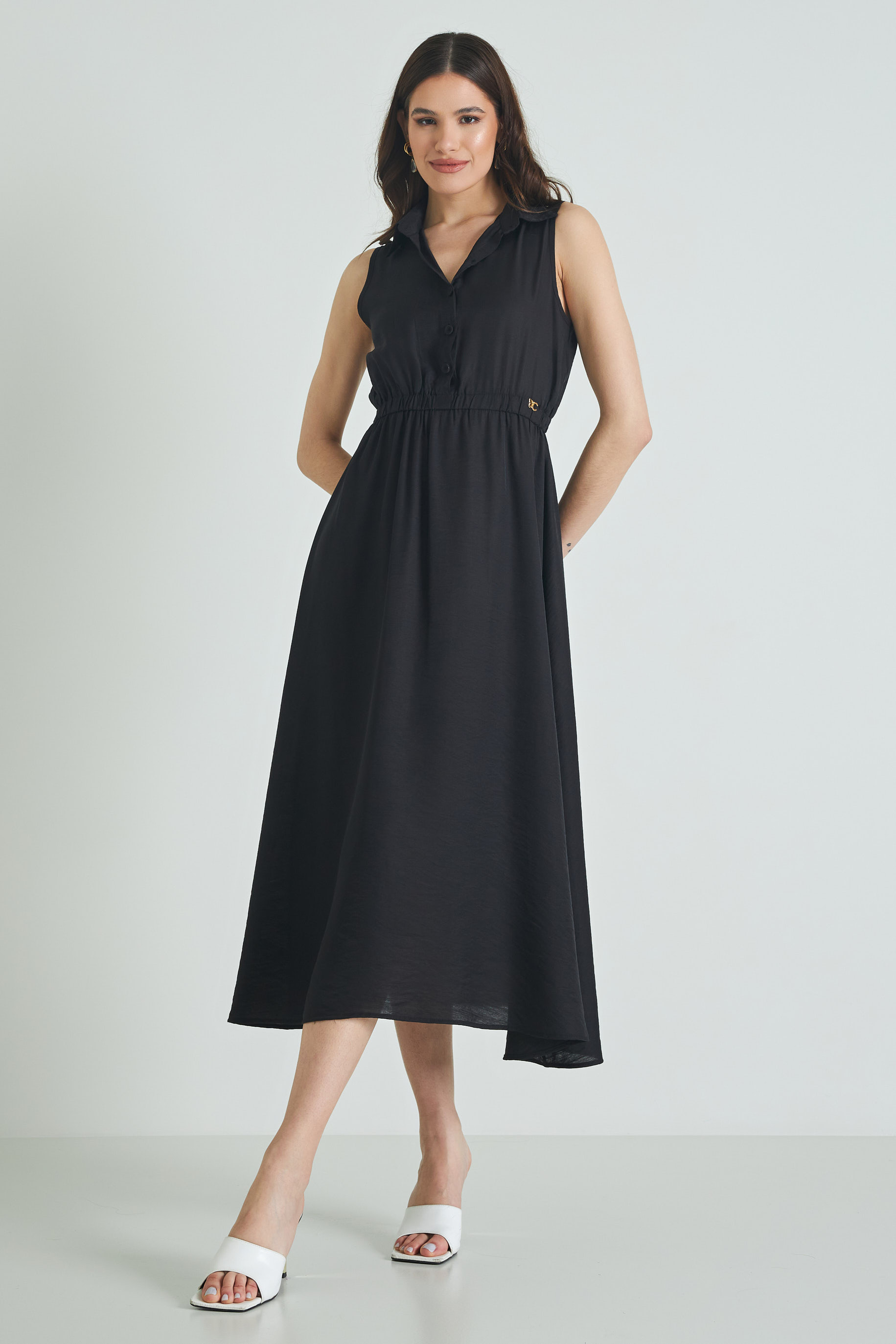 Picture of Collar maxi dress