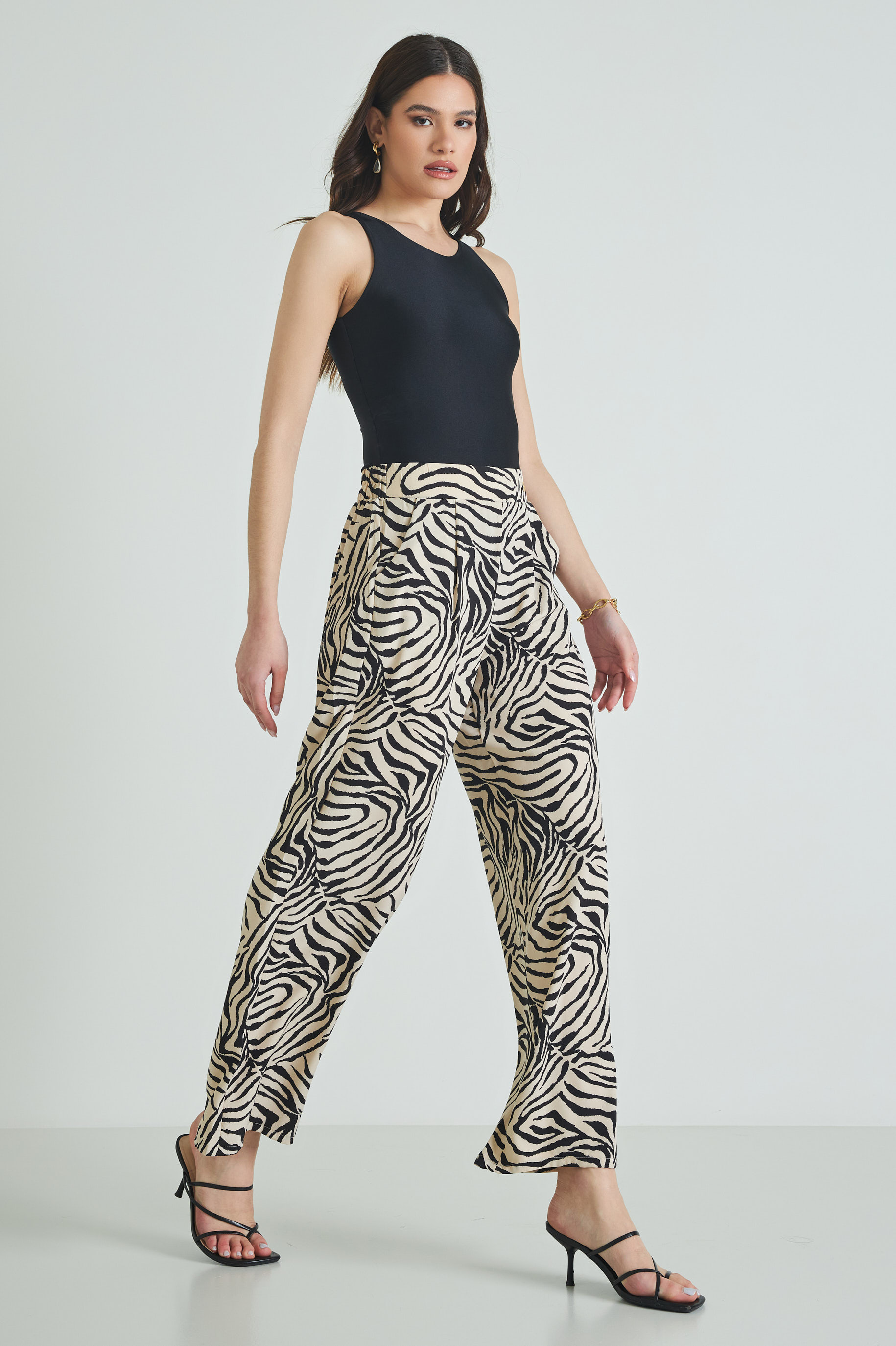 Picture of Animal print pants with pockets