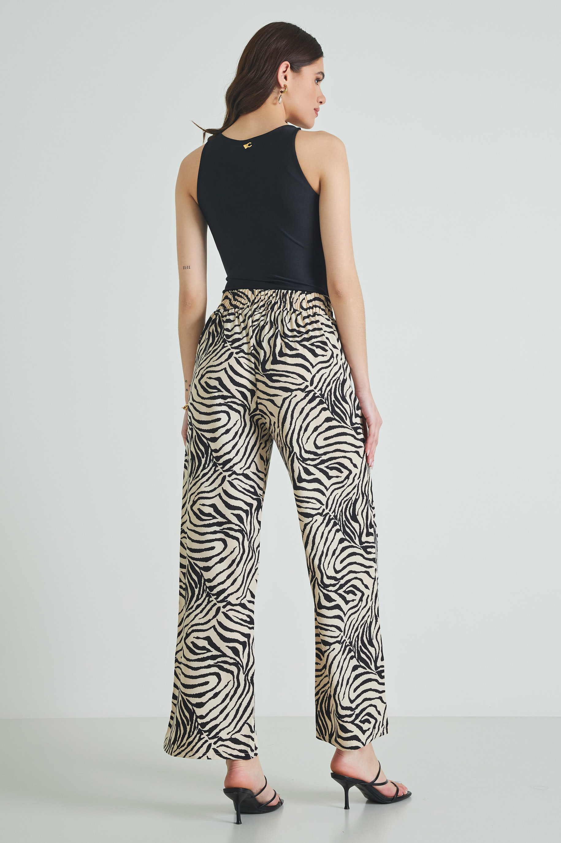 Picture of Animal print pants with pockets