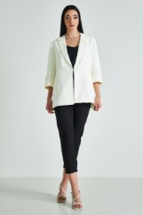 Picture of Straight 3/4 sleeve blazer