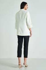 Picture of Straight 3/4 sleeve blazer
