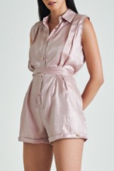 Εικόνα της Playsuit σατινέ με βάτες