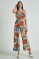 Picture of Printed ruffled jumpsuit