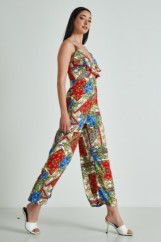 Picture of Printed ruffled jumpsuit