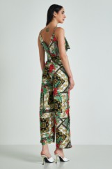 Picture of Printed ruffled jumpsuit