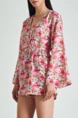 Picture of Belted wide sleeve playsuit