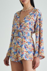 Picture of Belted wide sleeve playsuit