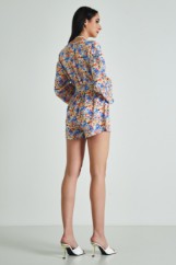 Picture of Belted wide sleeve playsuit