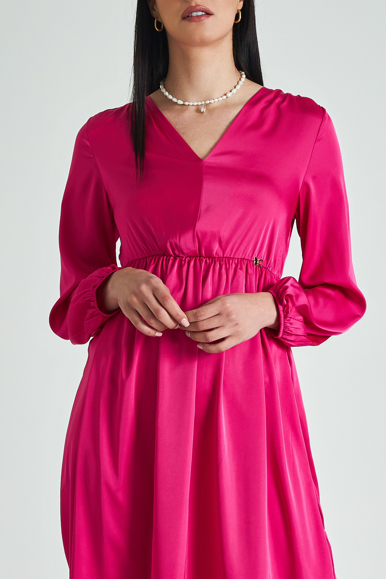 Picture of Midi satin dress