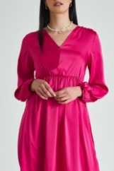 Picture of Midi satin dress