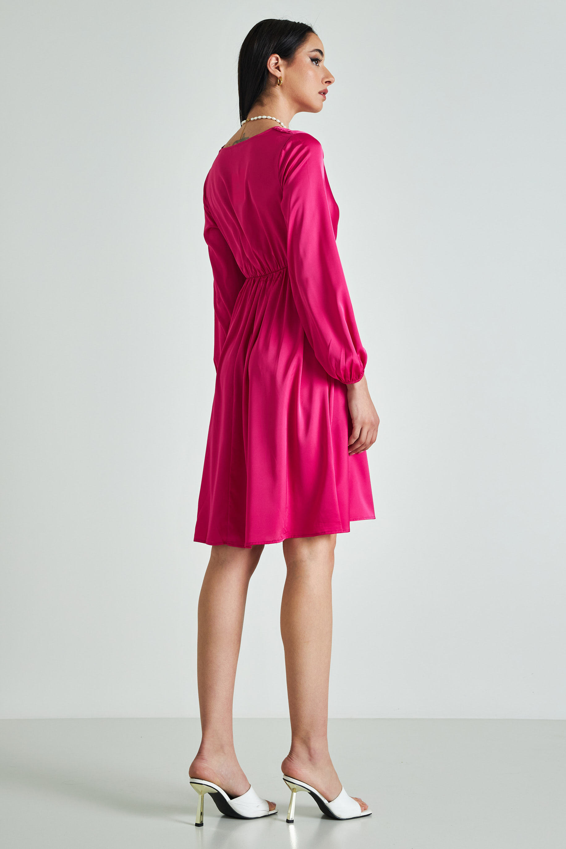 Picture of Midi satin dress