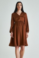 Picture of Midi satin dress